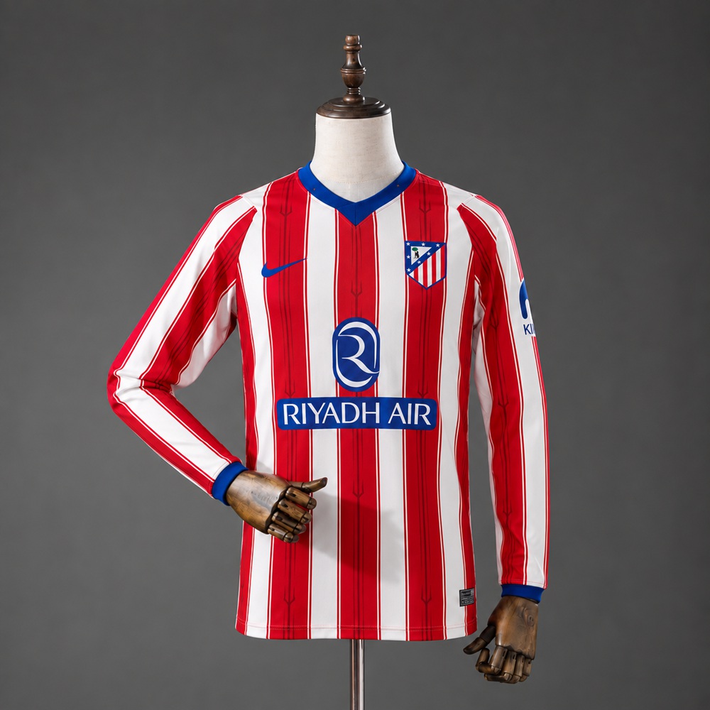 Atletico Madrid 26/27 Home Long-Sleeve Jersey