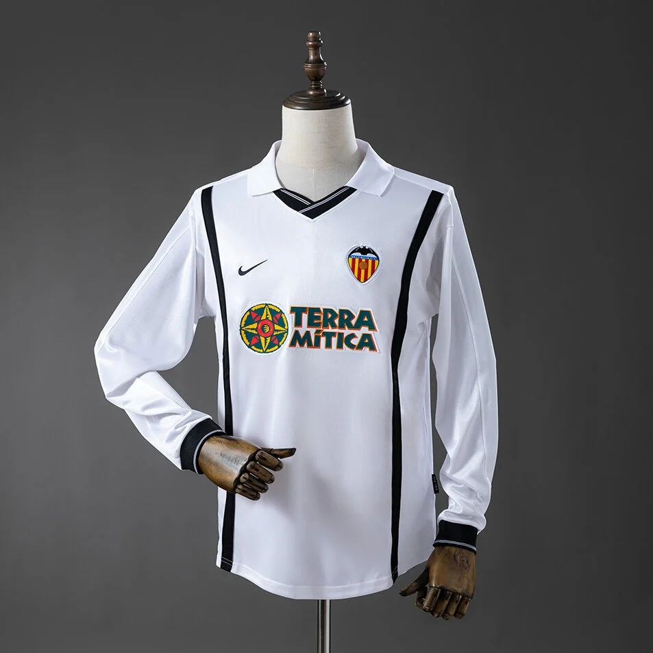 Valencia 00/01 Retro Long Sleeve Jersey