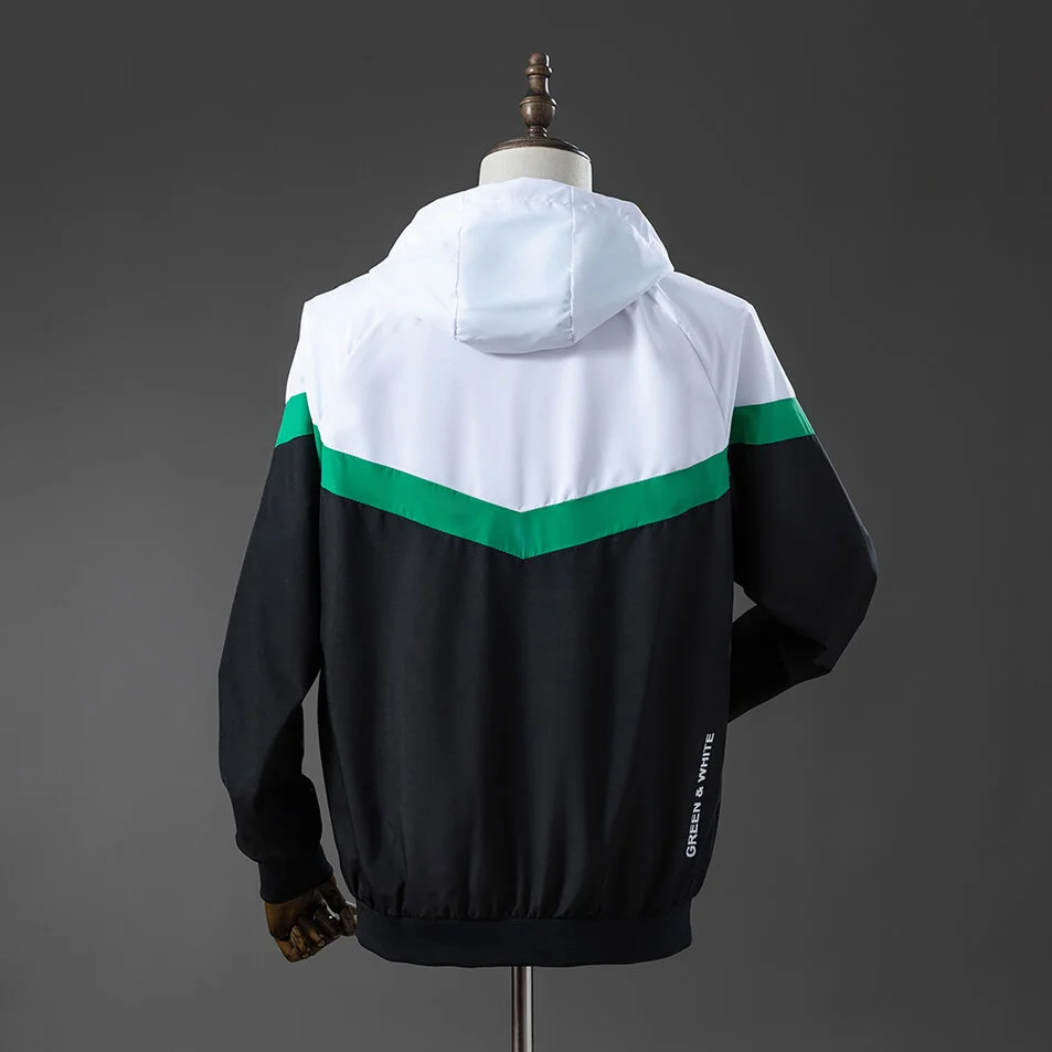 Real Betis Windbreaker -Green & White & Black Foto 2