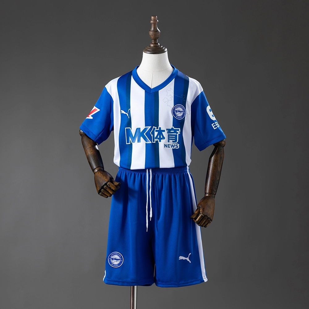 Deportivo Alaves 25/26 Home kids kit Jersey