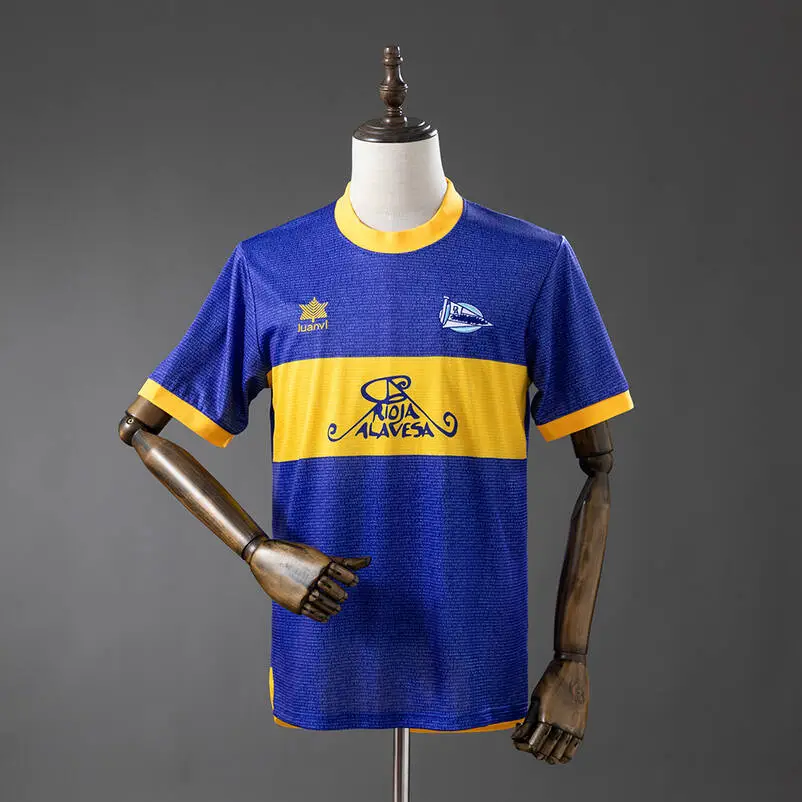 Deportivo Alaves 00/01 Home (UEFA Champions League Final Edition) Retro Jersey