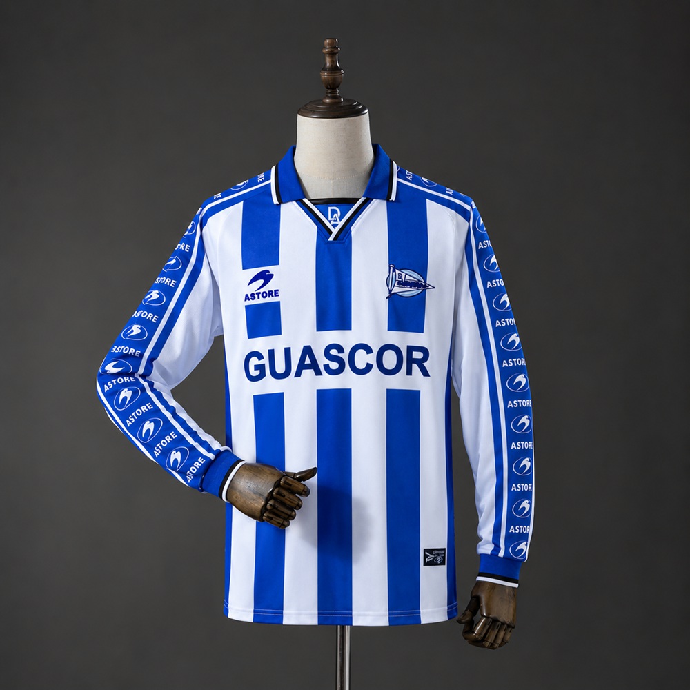 Deportivo Alaves 98/99 Home Long Sleeve Retro Jersey