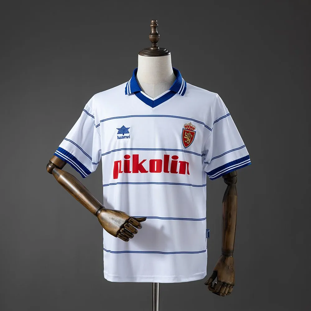 Real Zaragoza 99/01 Home Retro Jersey