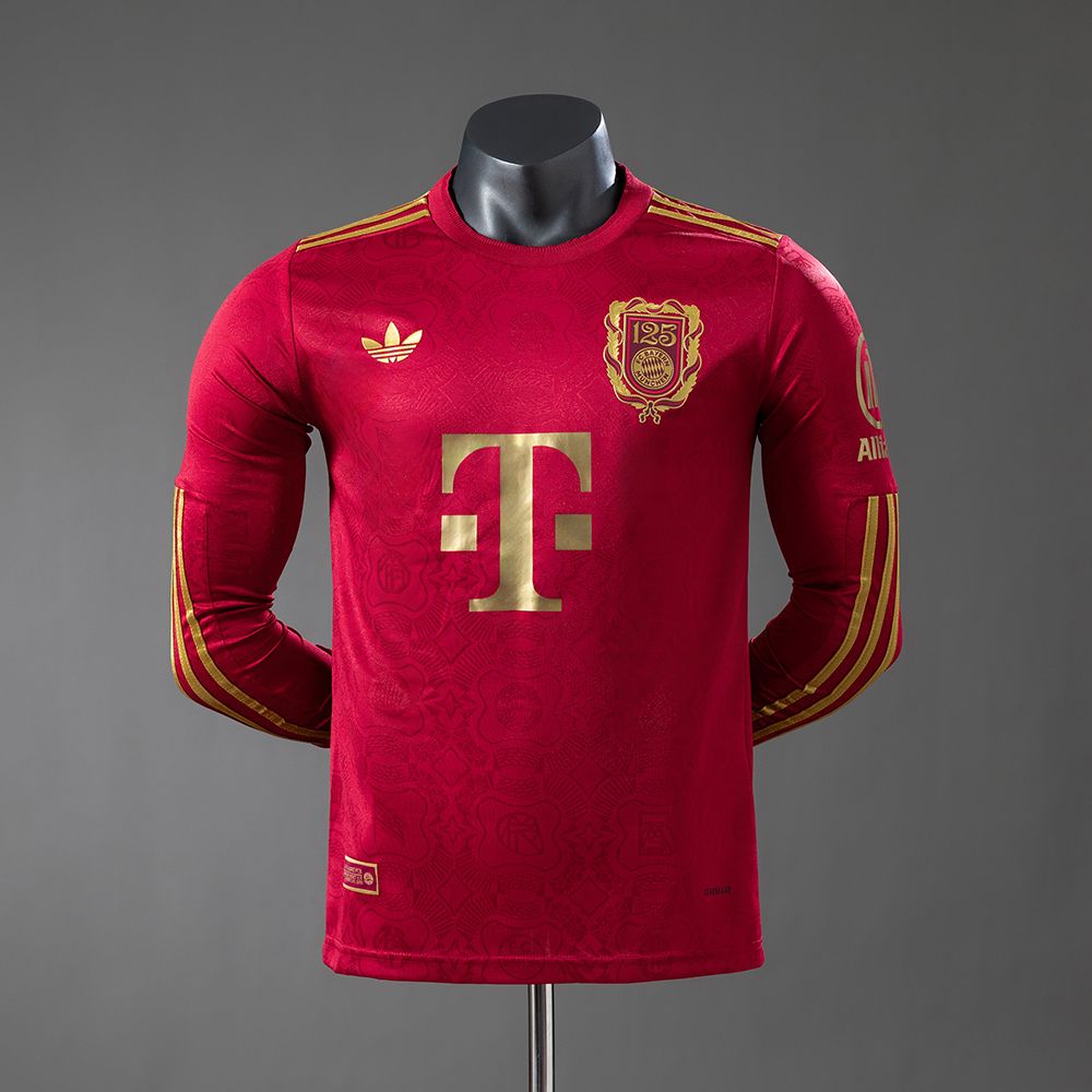 Bayern Munich 2526 125th Anniversary Long Sleeve Player Version