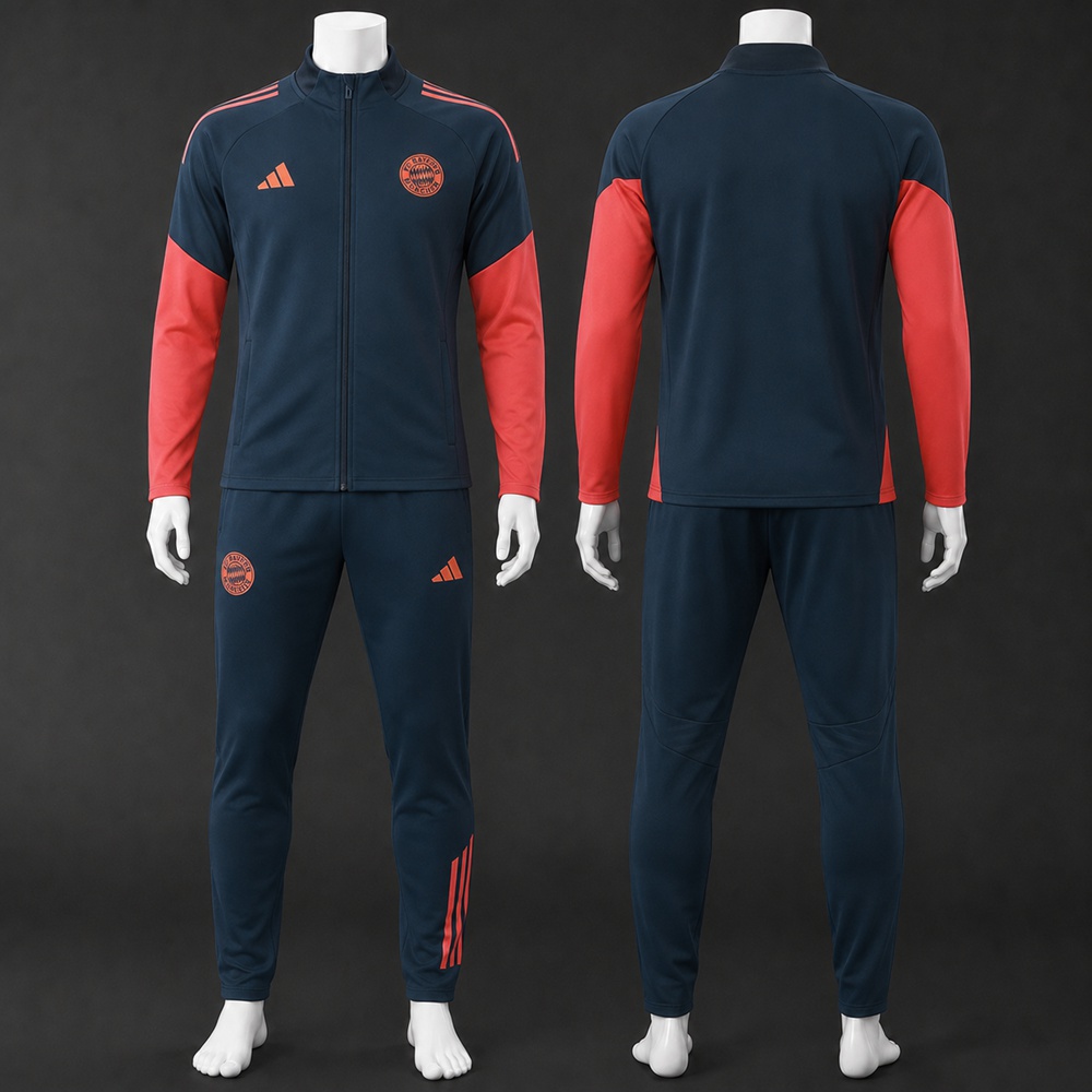 Bayern Munich 25/26 Navy Red Jacket Kit