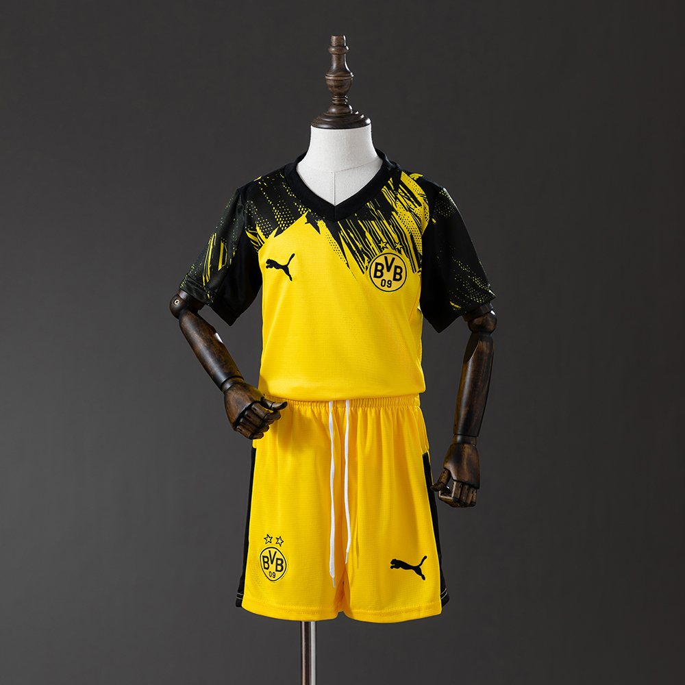 Borussia Dortmund 25/26 Home Full Kids Kit Jersey