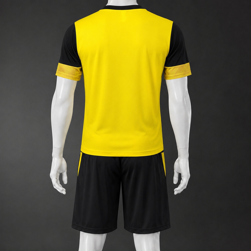Borussia Dortmund 25/26 Yellow Black Short Sleeve Short Set Foto 2