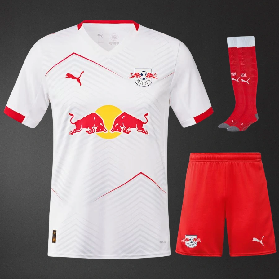 RB LEIPZIG 25/26 Home Full Kids Kit Jersey