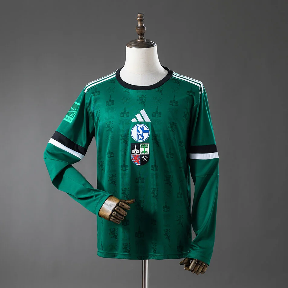 Schalke 04 25/26 Commemorative Edition  Long Sleeve Jersey Green