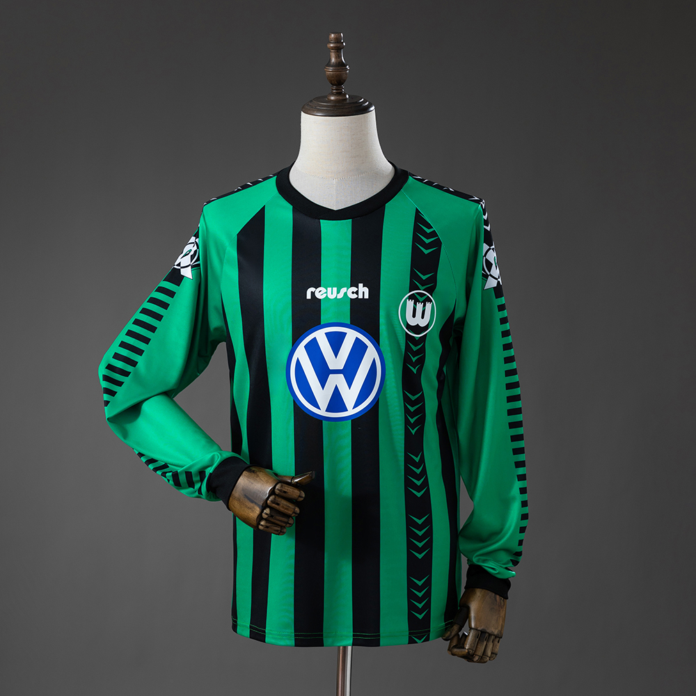 Wolfsburg 95/96 Away Retro Long Sleeve Jersey