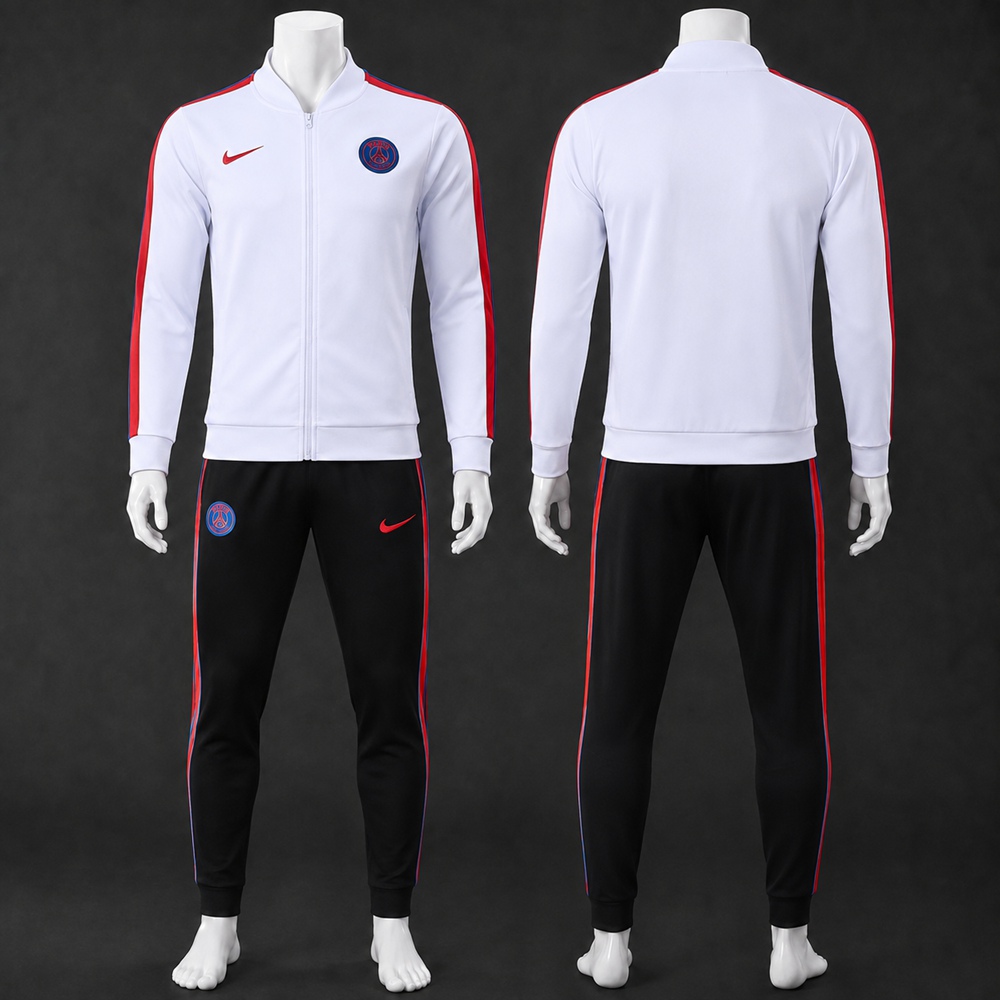 PSG 26/27 White Black Jacket Kit