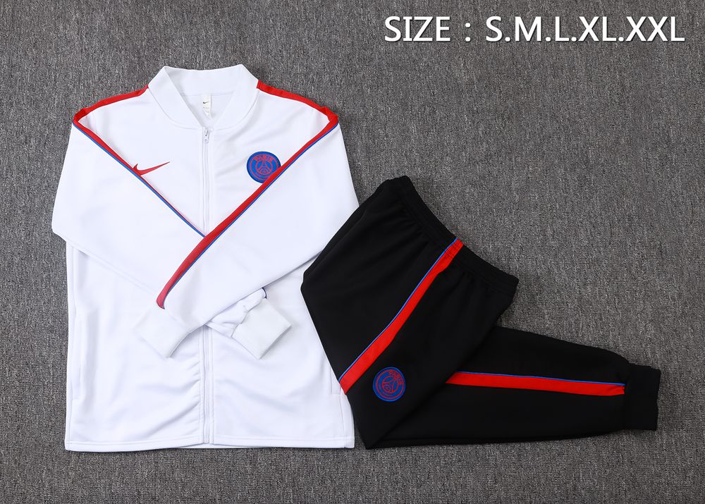 PSG 26/27 White Black Jacket Kit Foto 2