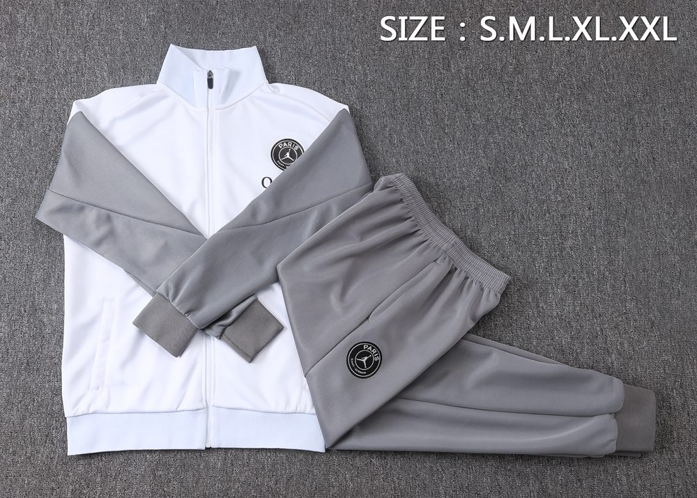 PSG 26/27 White and Grey Jacket Kit Foto 2