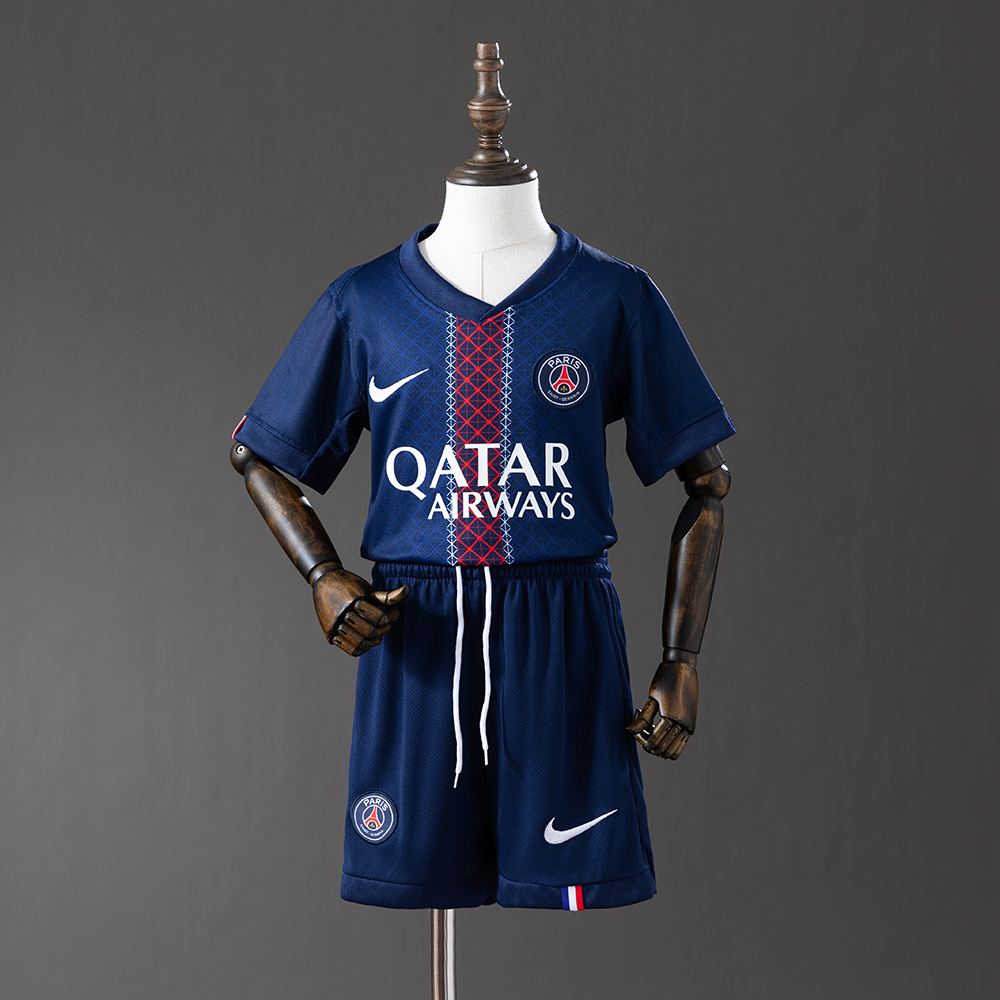 PSG 25/26 Home Full Kids Kit Jersey