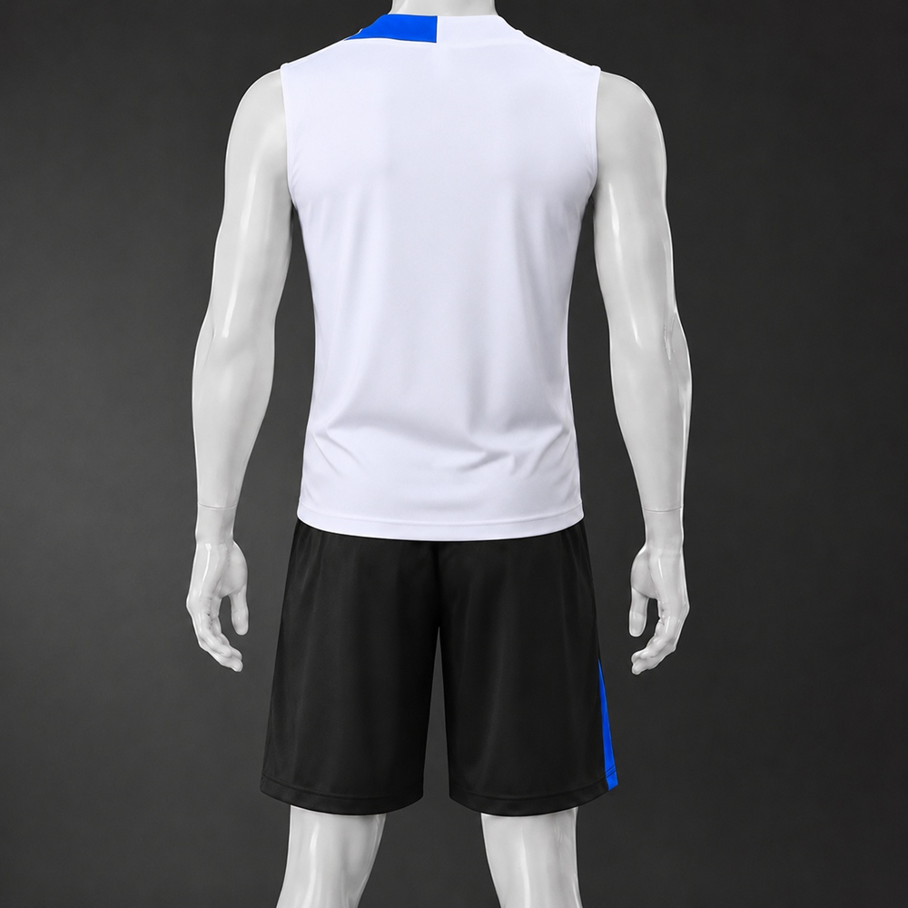 PSG 25/26 White Blue Training Vest kit Foto 2