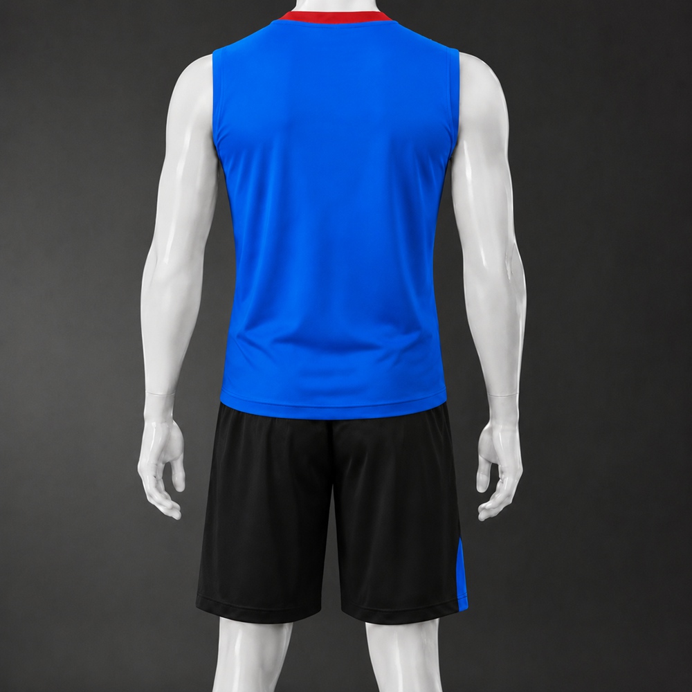 PSG 25/26 Blue Red Gradient Training Vest kit Foto 2