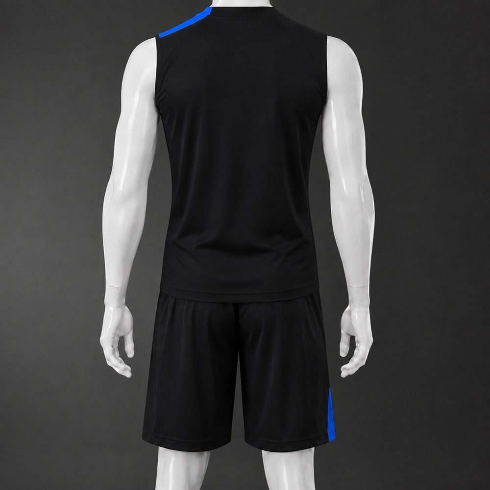 PSG 25/26 Black Blue Training Vest kit Foto 2