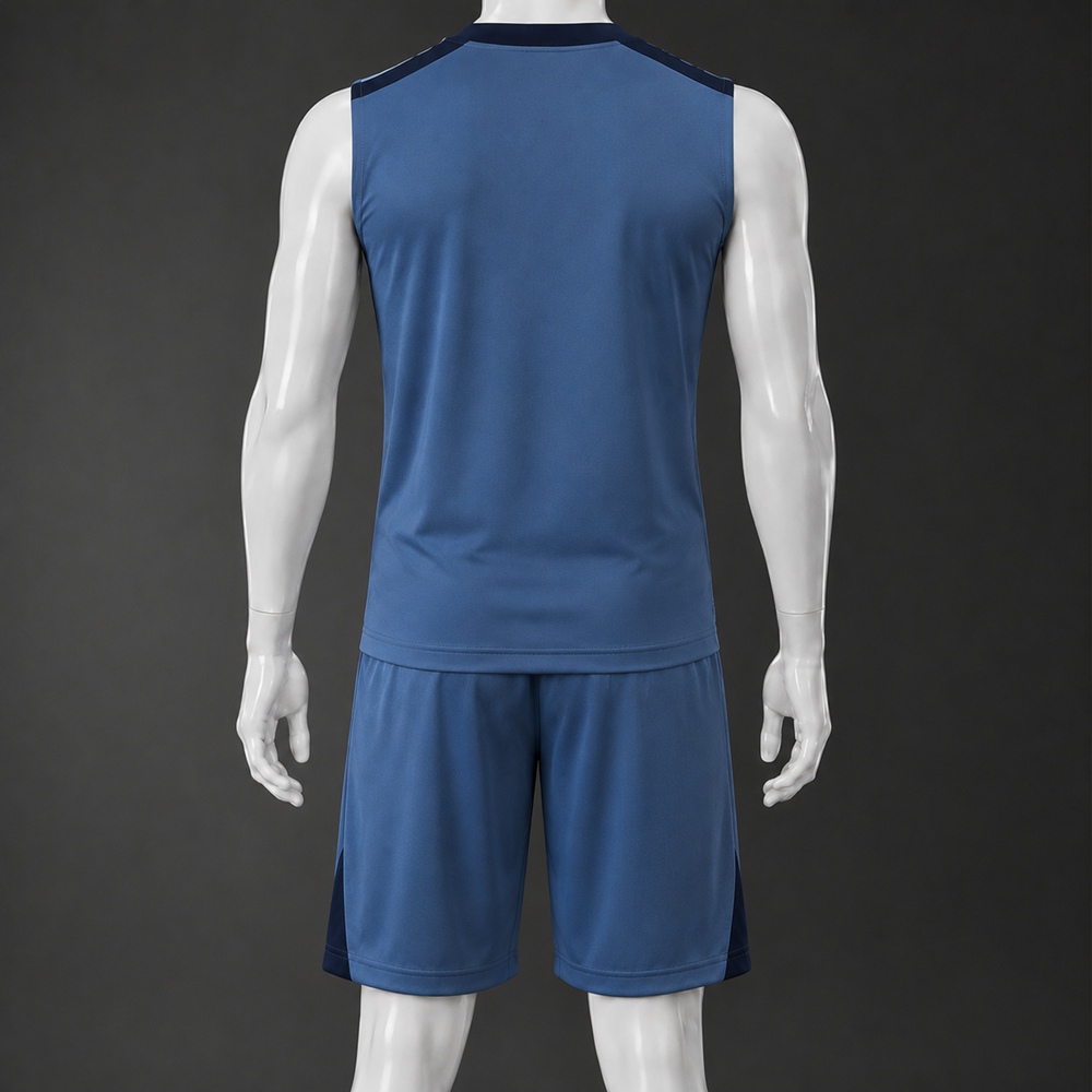 PSG 25/26 Light Blue Navy Training Vest kit Foto 2