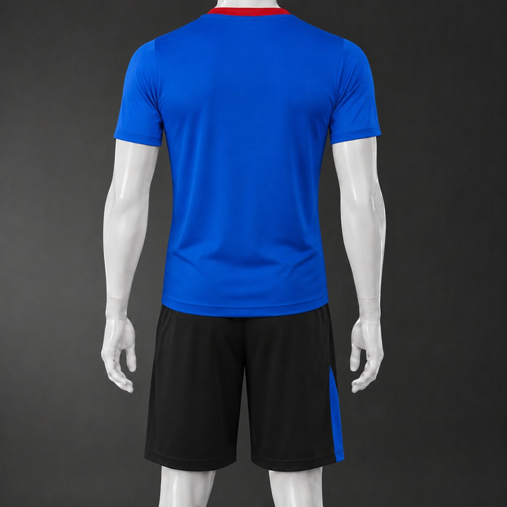 PSG 25/26 Blue Red Short Sleeve Short Set Foto 2