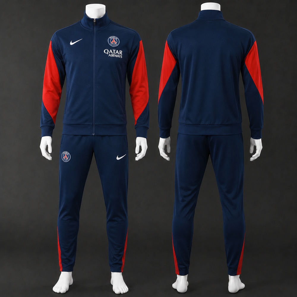 PSG 25/26 Navy Red Jacket Kit