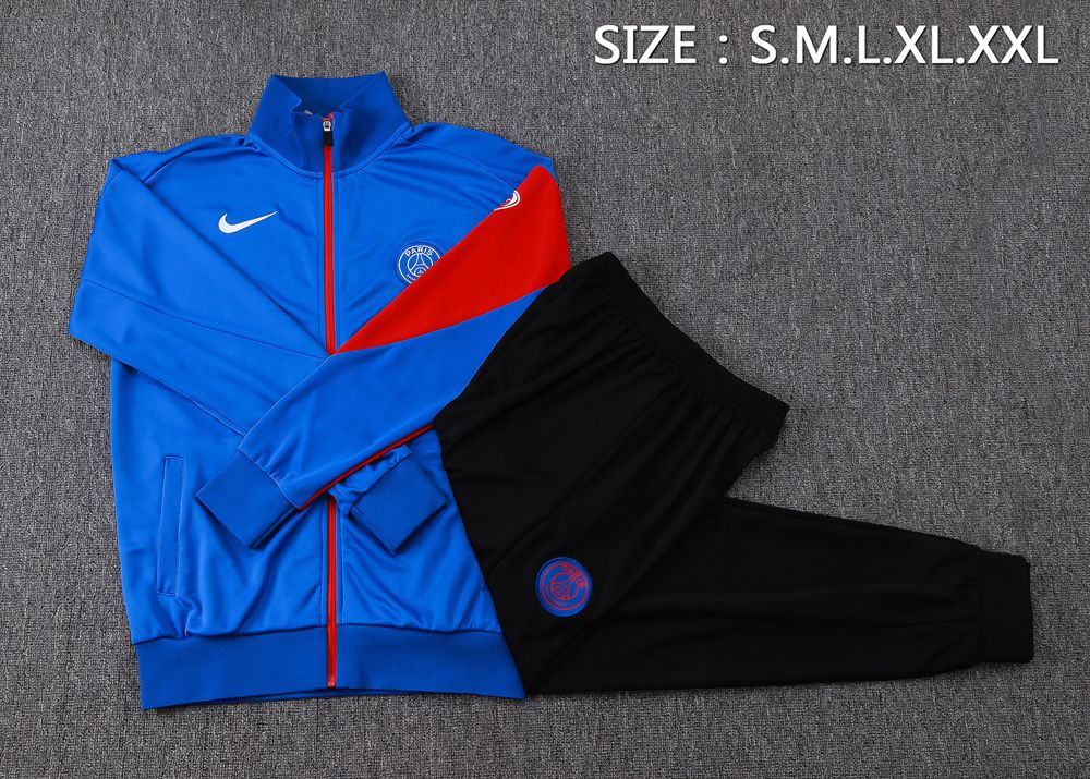 PSG 25/26 Blue Red Soccer Jacket Kit Set Foto 2