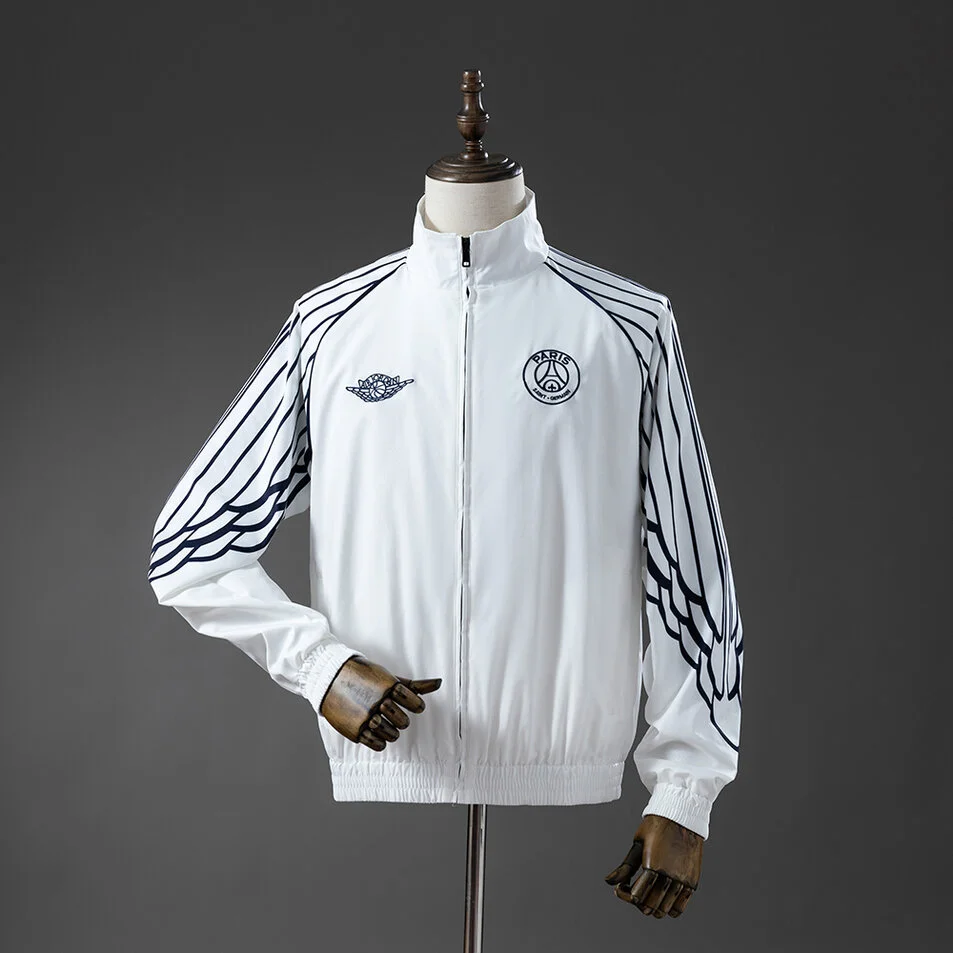 PSG Jordan Collaboration Windbreaker White