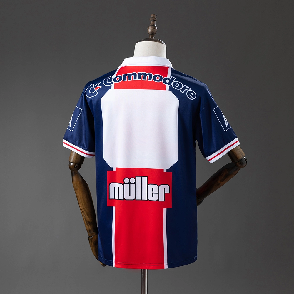 PSG 91/92 Home Retro Jersey Foto 2