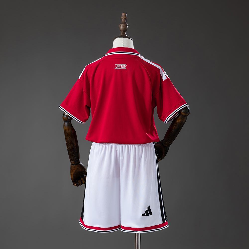 Manchester United 26/27 Home Kids Kit Jersey Foto 2