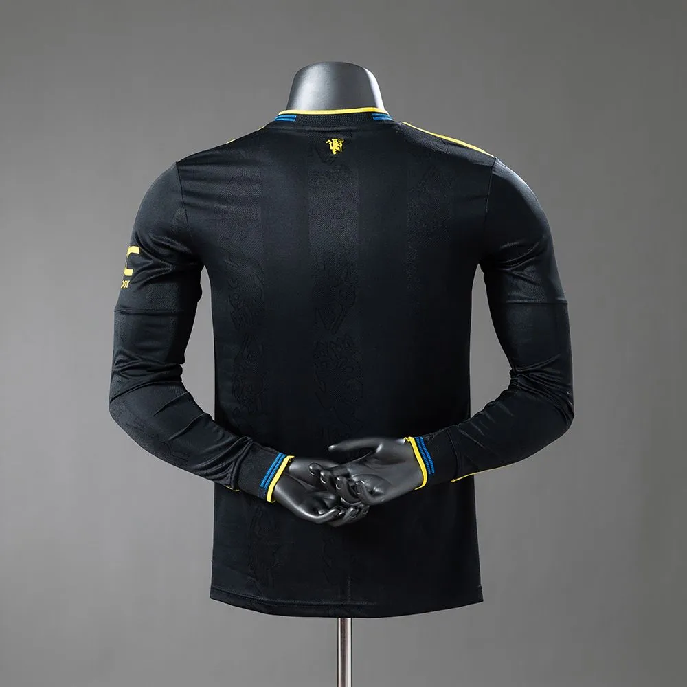Manchester United 25/26 Third Player Version Long Sleeve Jersey Foto 2
