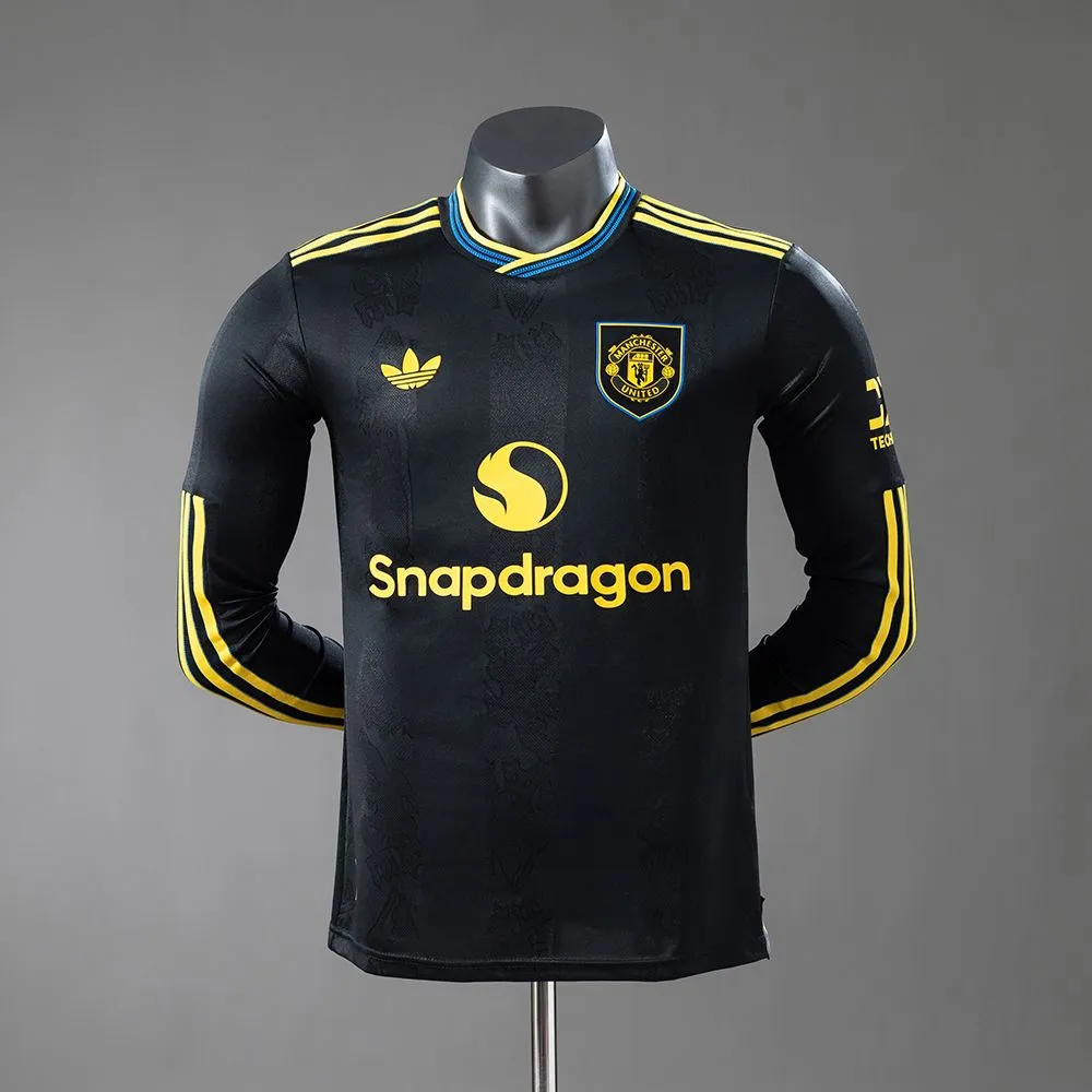Manchester United 25/26 Third Player Version Long Sleeve Jersey