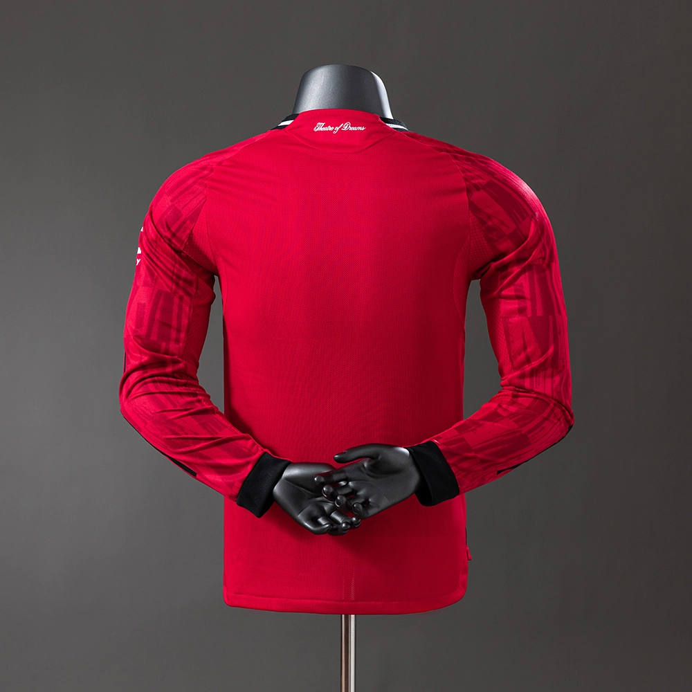 Manchester United 25/26 Home Long Sleeve Player Version Jersey Foto 2