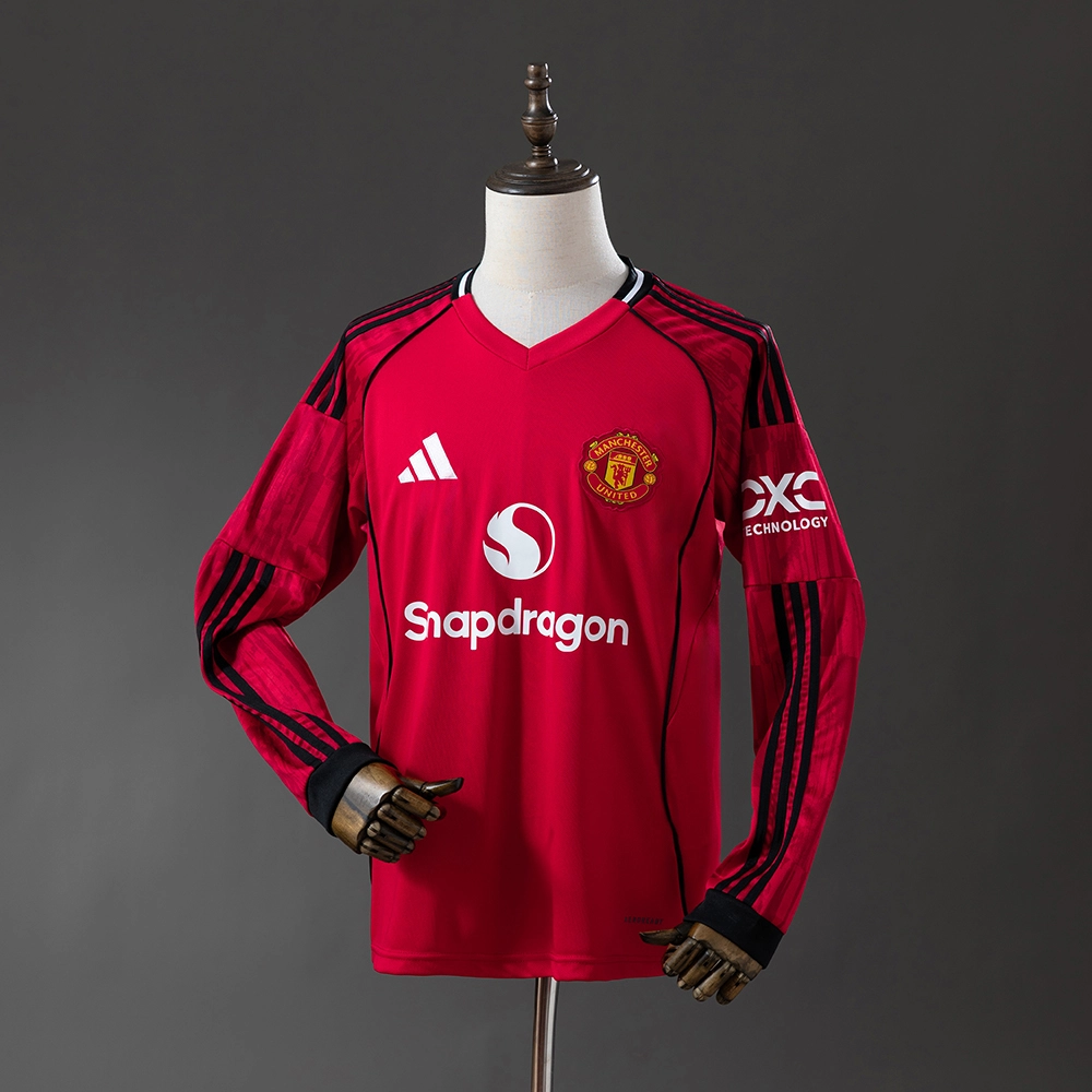 Manchester United 25/26 Home Long Sleeve Jersey