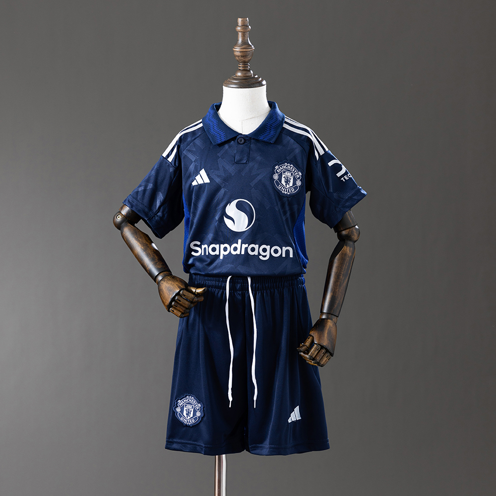 Manchester United 24/25 Away Full kids kit Jersey