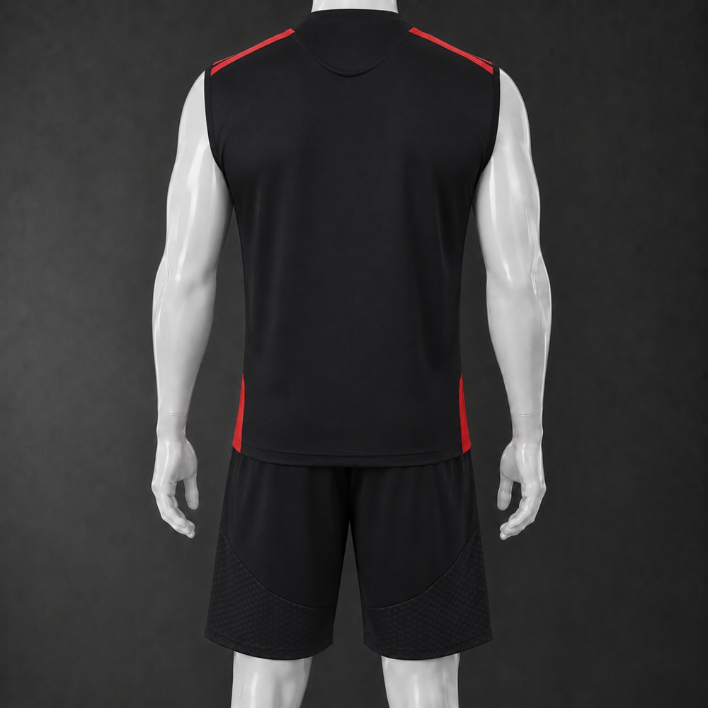 Manchester United 26/27 Black Red Training Vest kit Foto 2