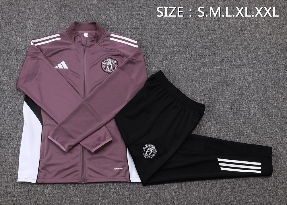 Manchester United 25/26 Dusty Purple Jacket Kit Foto 2