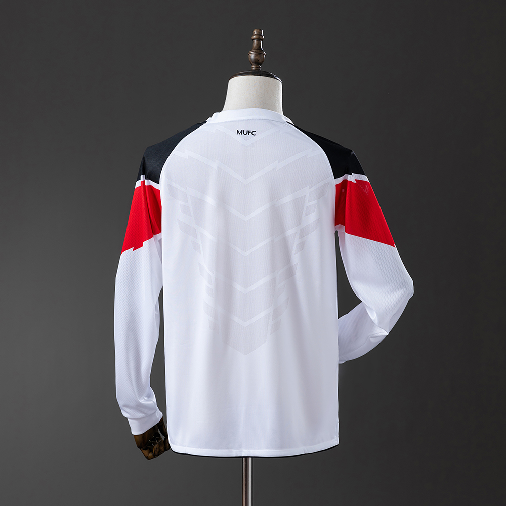 Manchester United 10/11 Away Long Sleeve Retro Jersey Foto 2