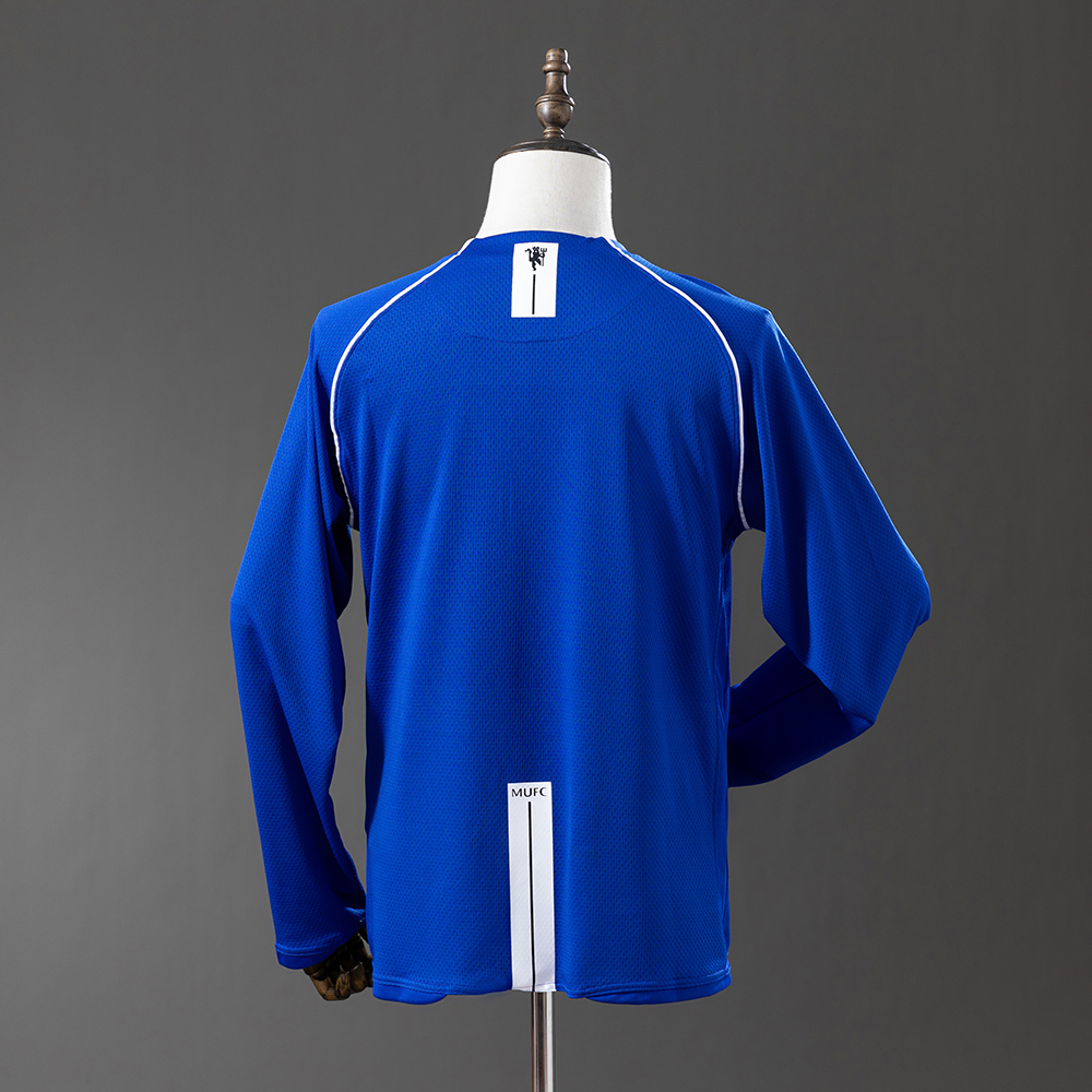 Manchester United 07/08 Goalkeeper Long Sleeve Retro Jersey Blue Foto 2