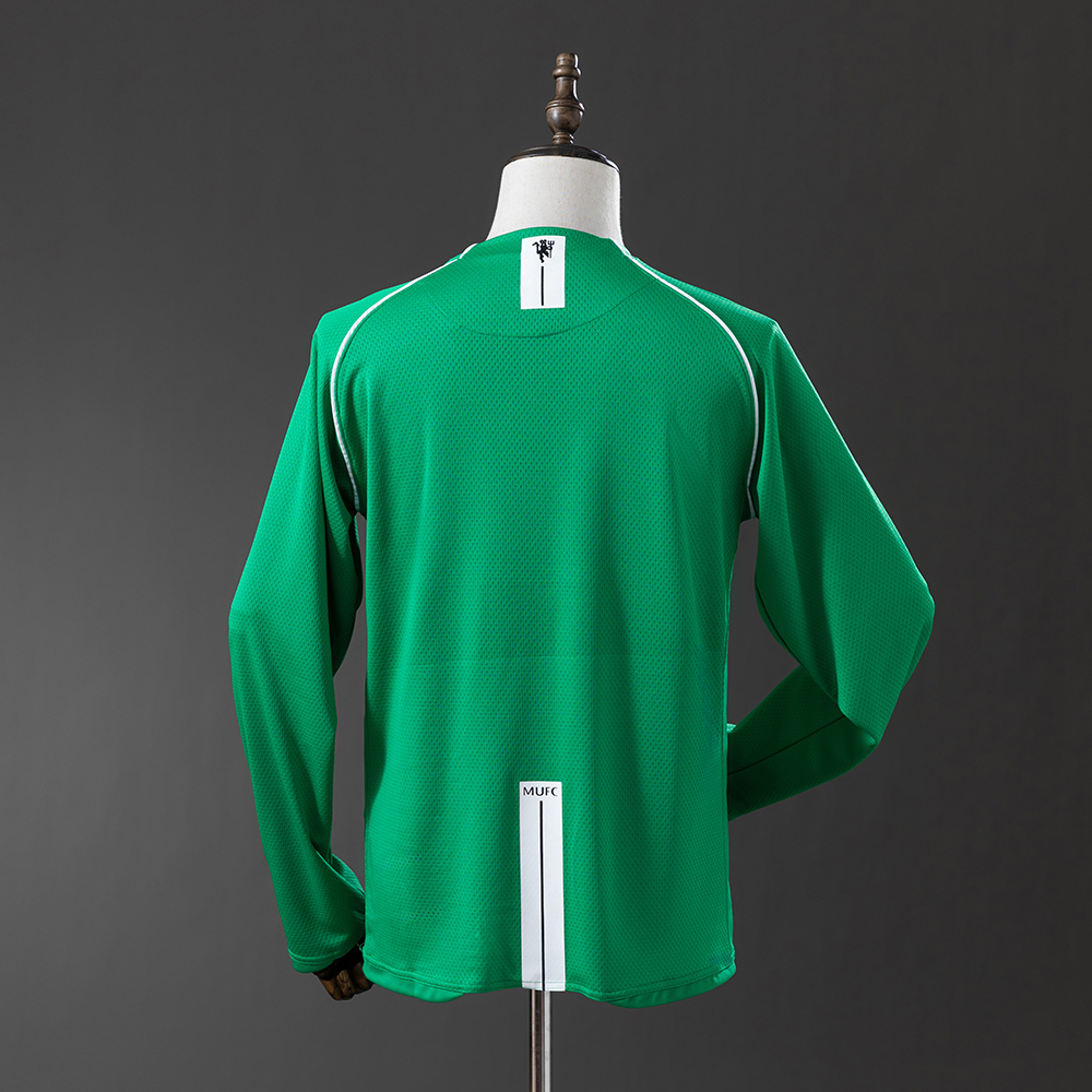 Manchester United 07/08 Goalkeeper Long Sleeve Retro Jersey Green Foto 2