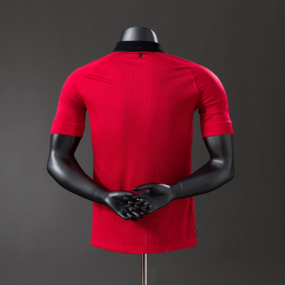 Manchester United 13/14 Player Version Retro Home Jersey Foto 2