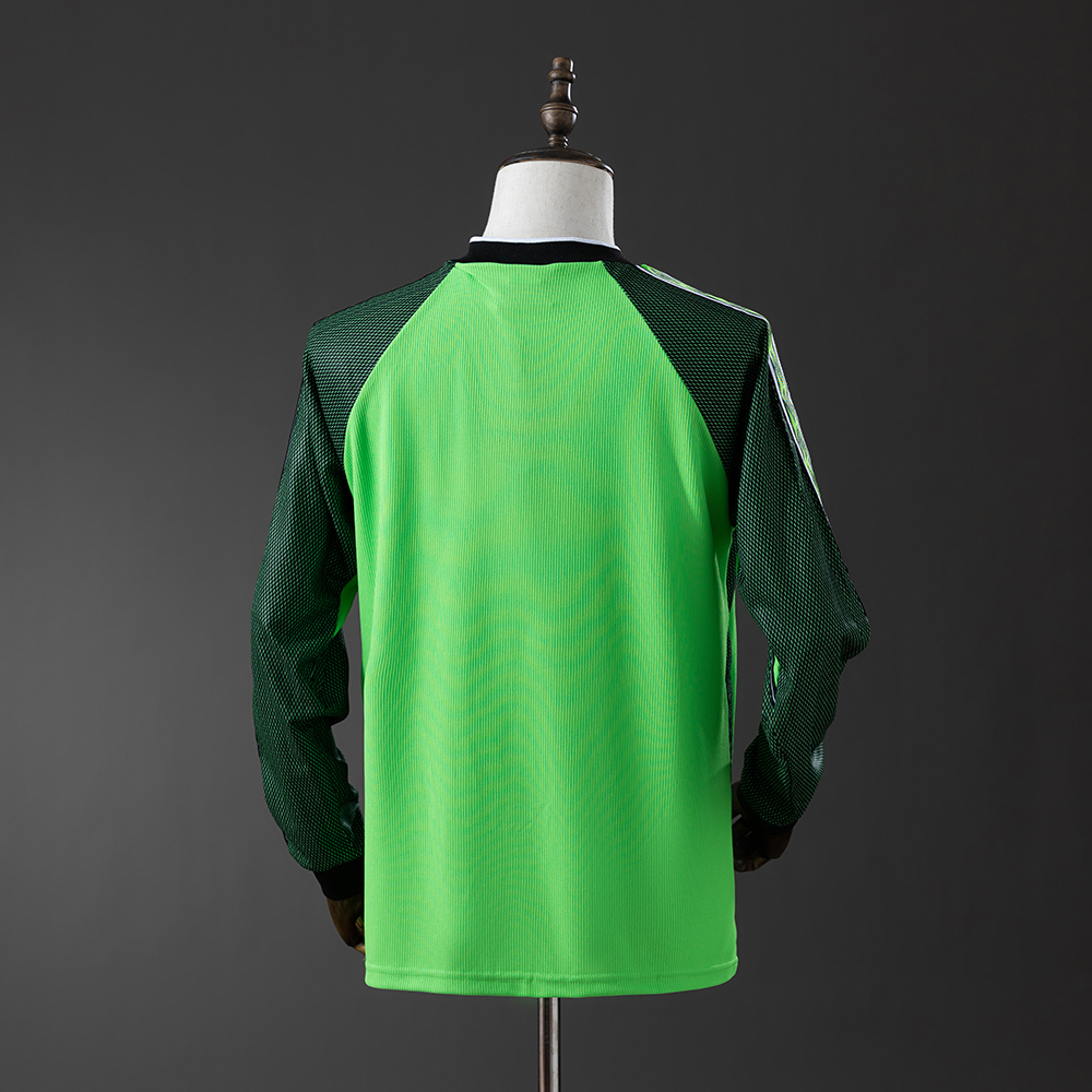 Manchester United 98/99 Goalkeeper - Green Long Sleeve Retro Jersey Foto 2