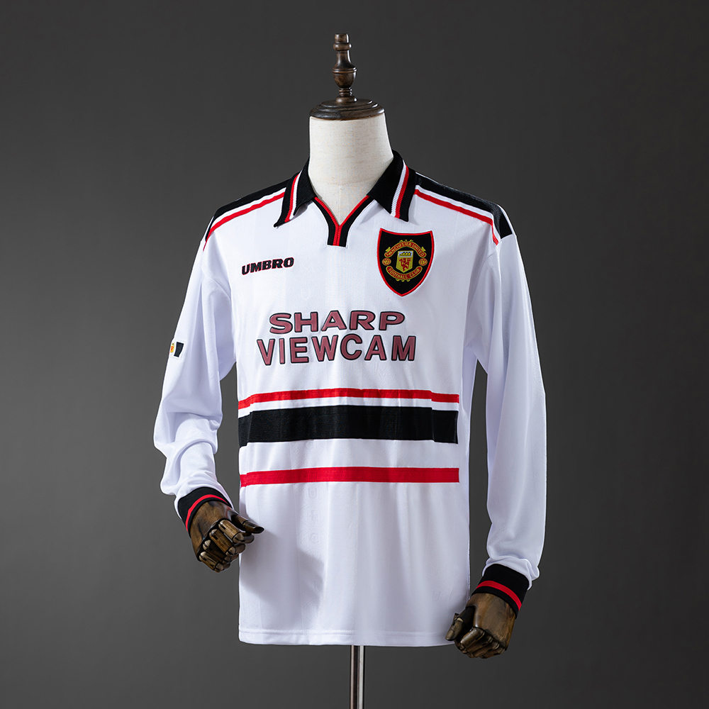 Manchester United 98/99 Away Long Sleeve Retro Jersey