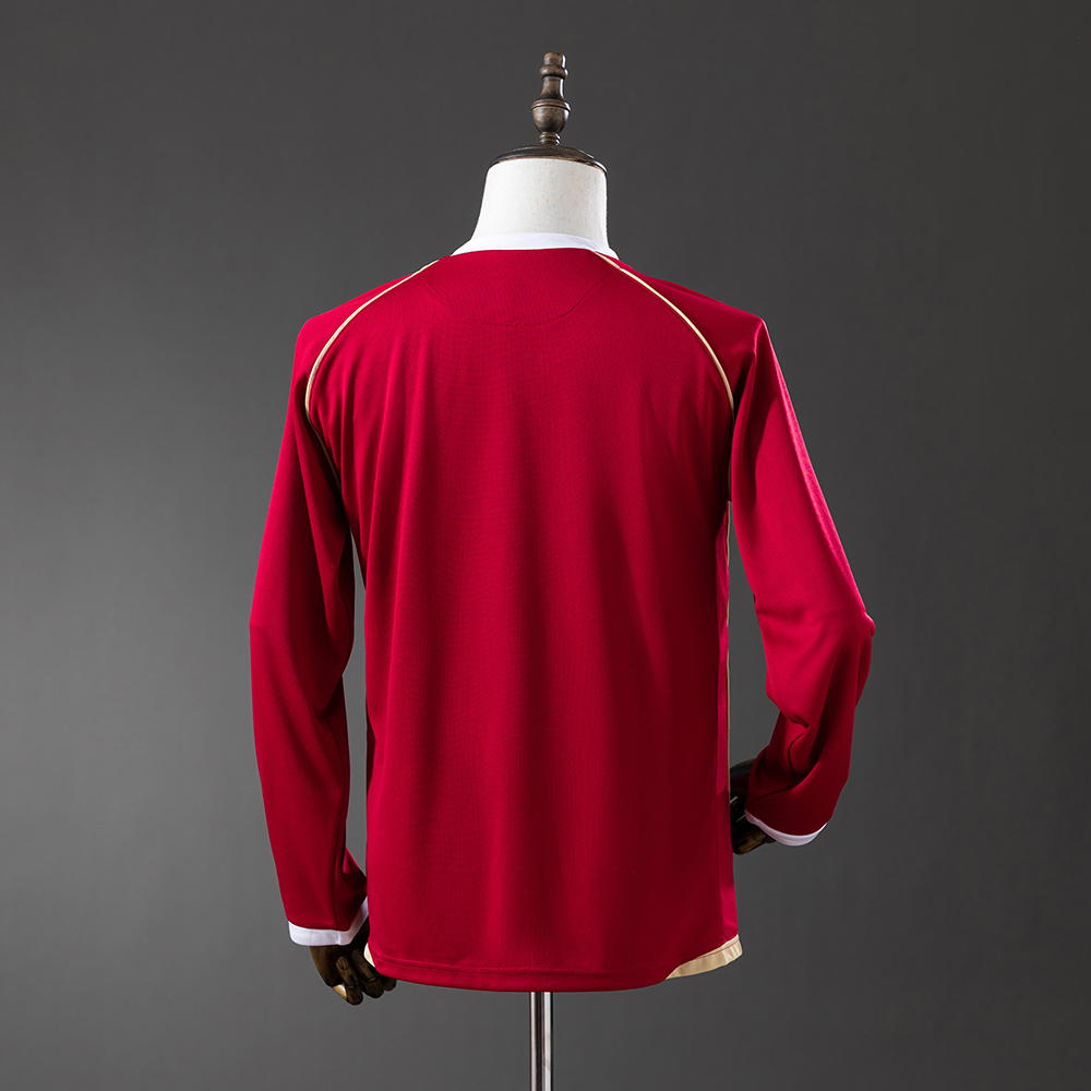 Manchester United 06/07 Home Long Sleeve Retro Jersey Foto 2