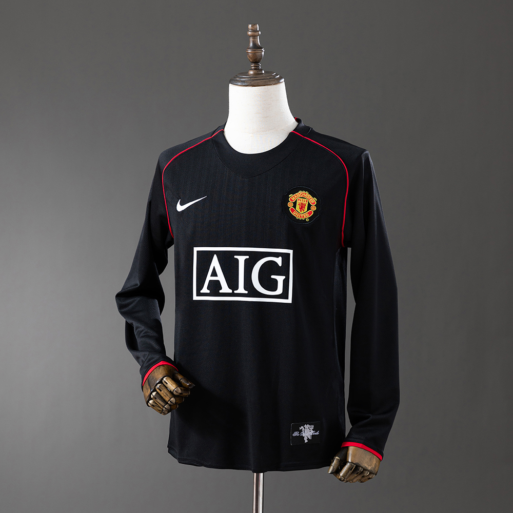 Manchester United 07/08 Away Long Sleeve Retro Jersey