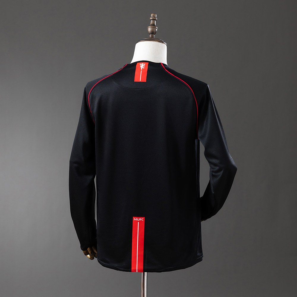 Manchester United 07/08 Away Long Sleeve Retro Jersey Foto 2