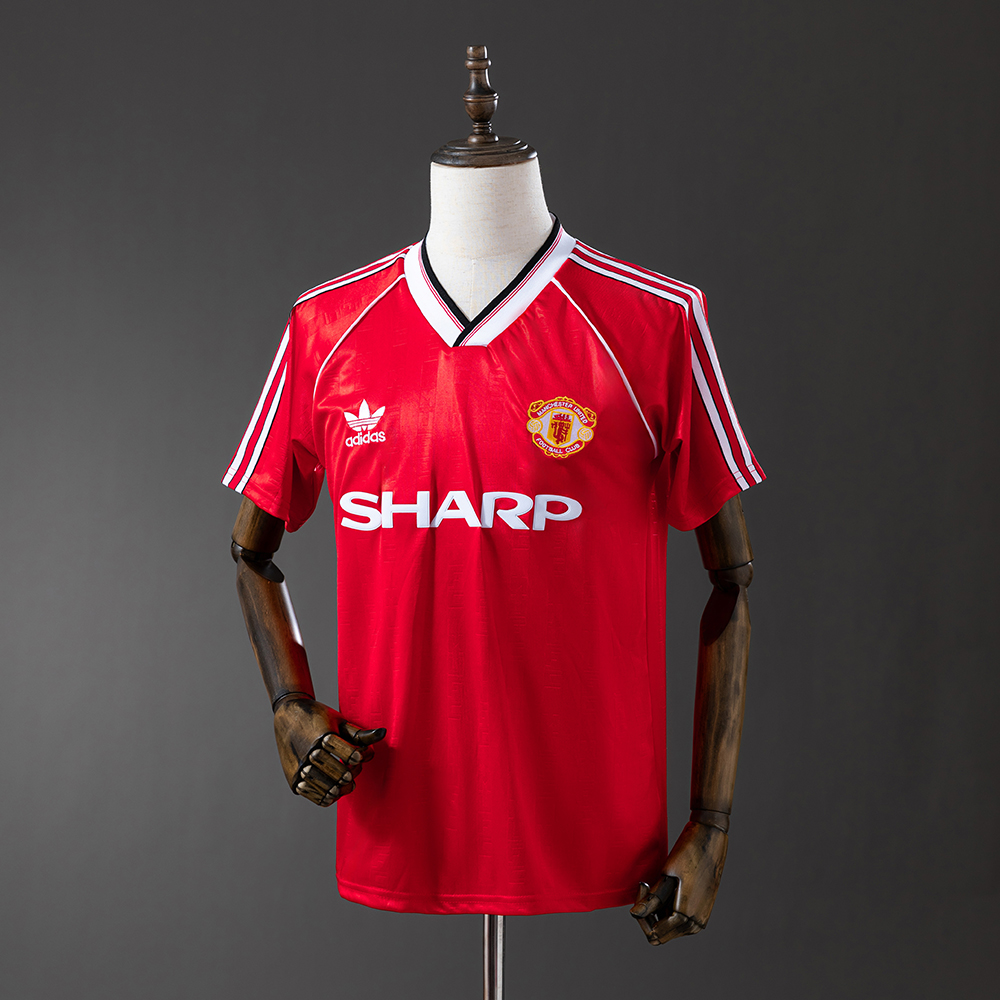 Manchester United 88/90 Home Retro Jersey