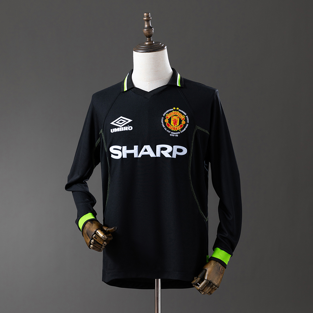 Manchester United 98/99 2nd Away (Champions League Edition) Long Sleeve Retro Jersey