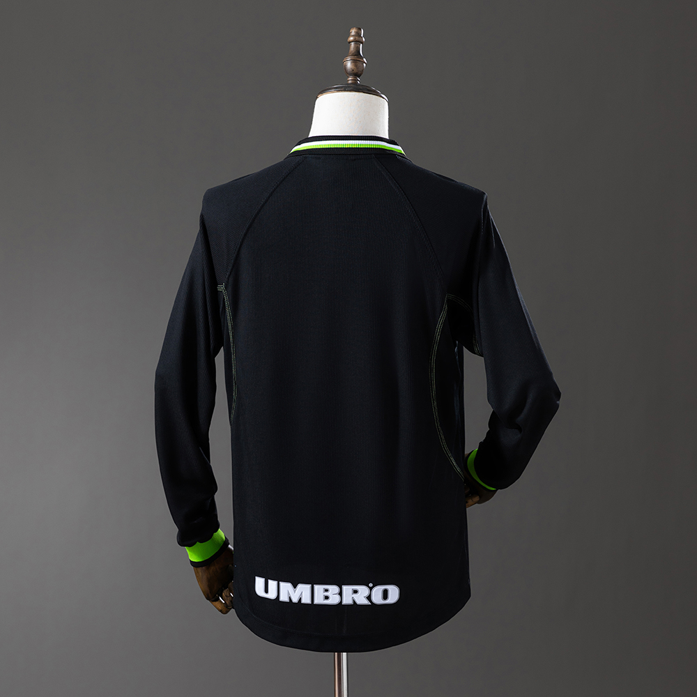 Manchester United 98/99 2nd Away (Champions League Edition) Long Sleeve Retro Jersey Foto 2