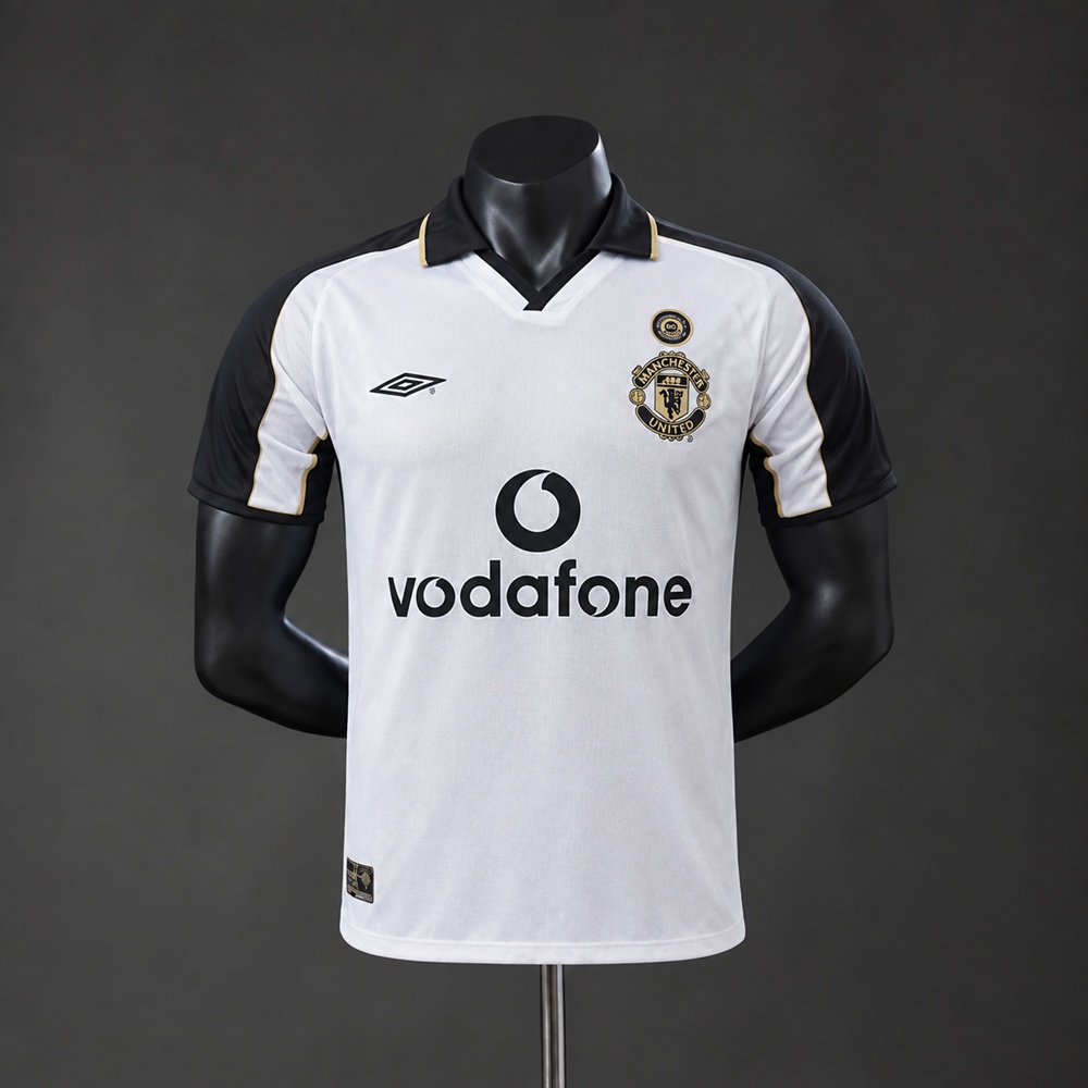 Manchester United 01/02 100th Anniversary Edition Retro Player version Jersey Foto 2