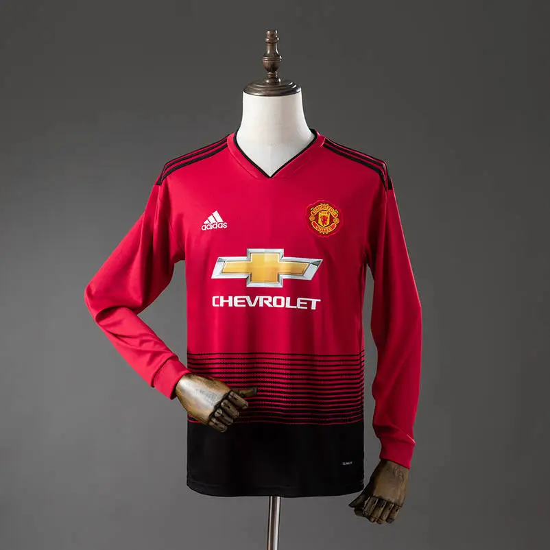 Manchester United 18/19 Home Retro Long Sleeve Jersey