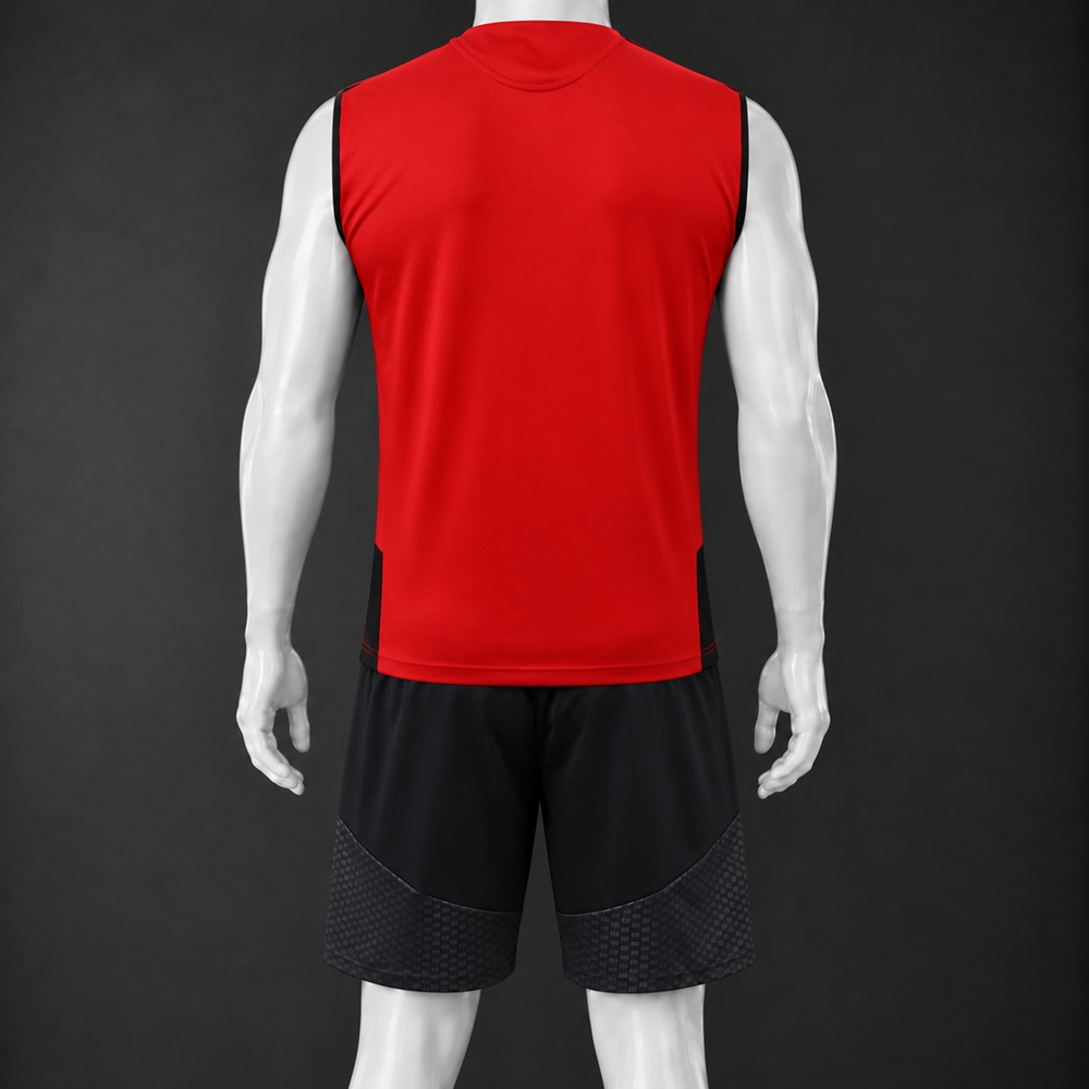 Manchester United 26/27 Red Black Training Vest Kit Foto 2
